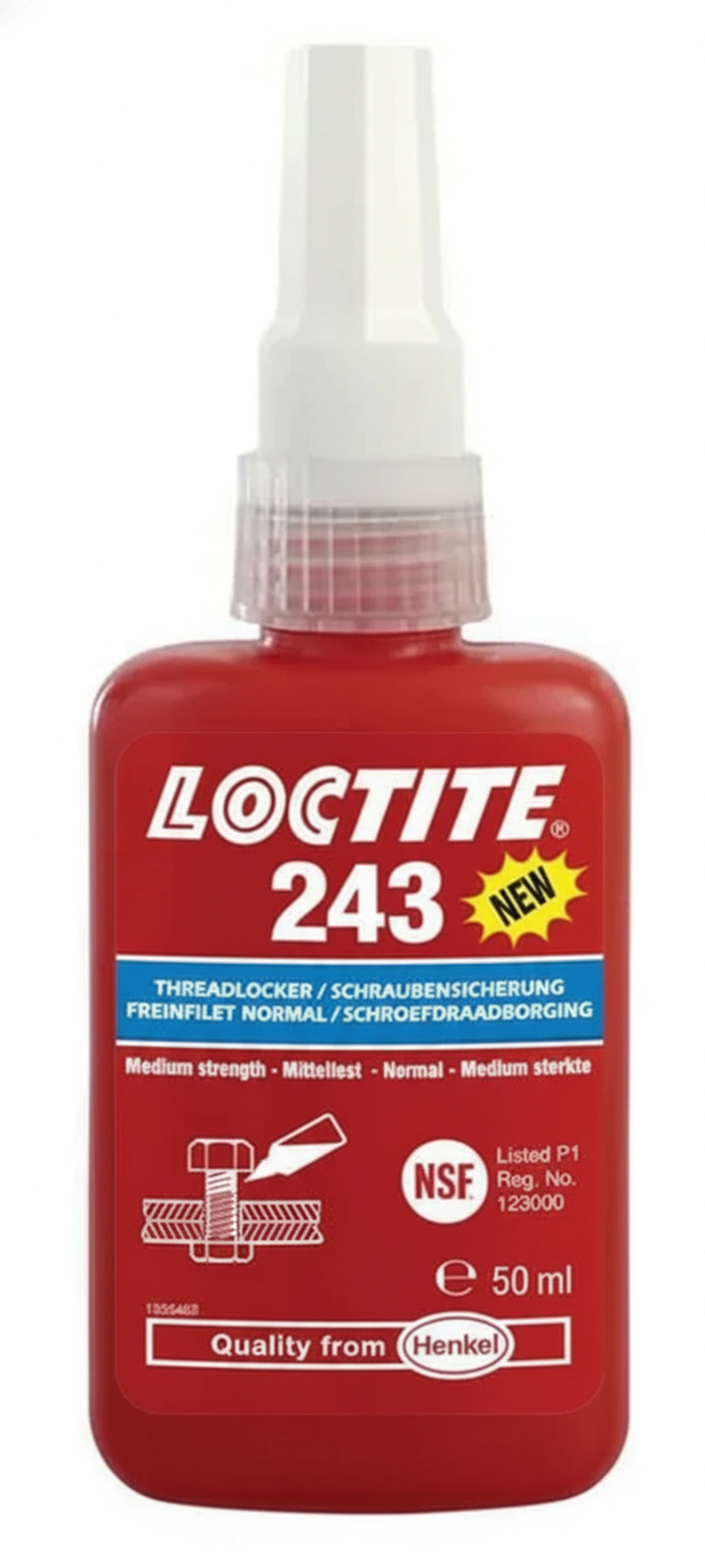 Kramp - LC1335884 - Gewindesicherung 243 50ml, Loctite