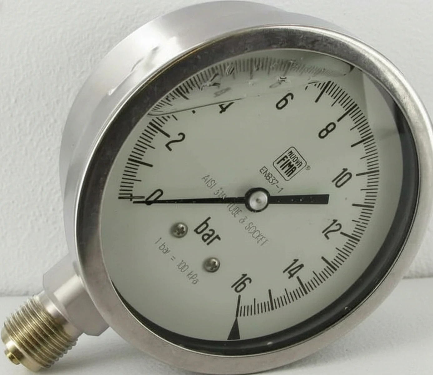 Kramp - MA100016S - Spruehgeraet Druckmesser, 0-16 bar