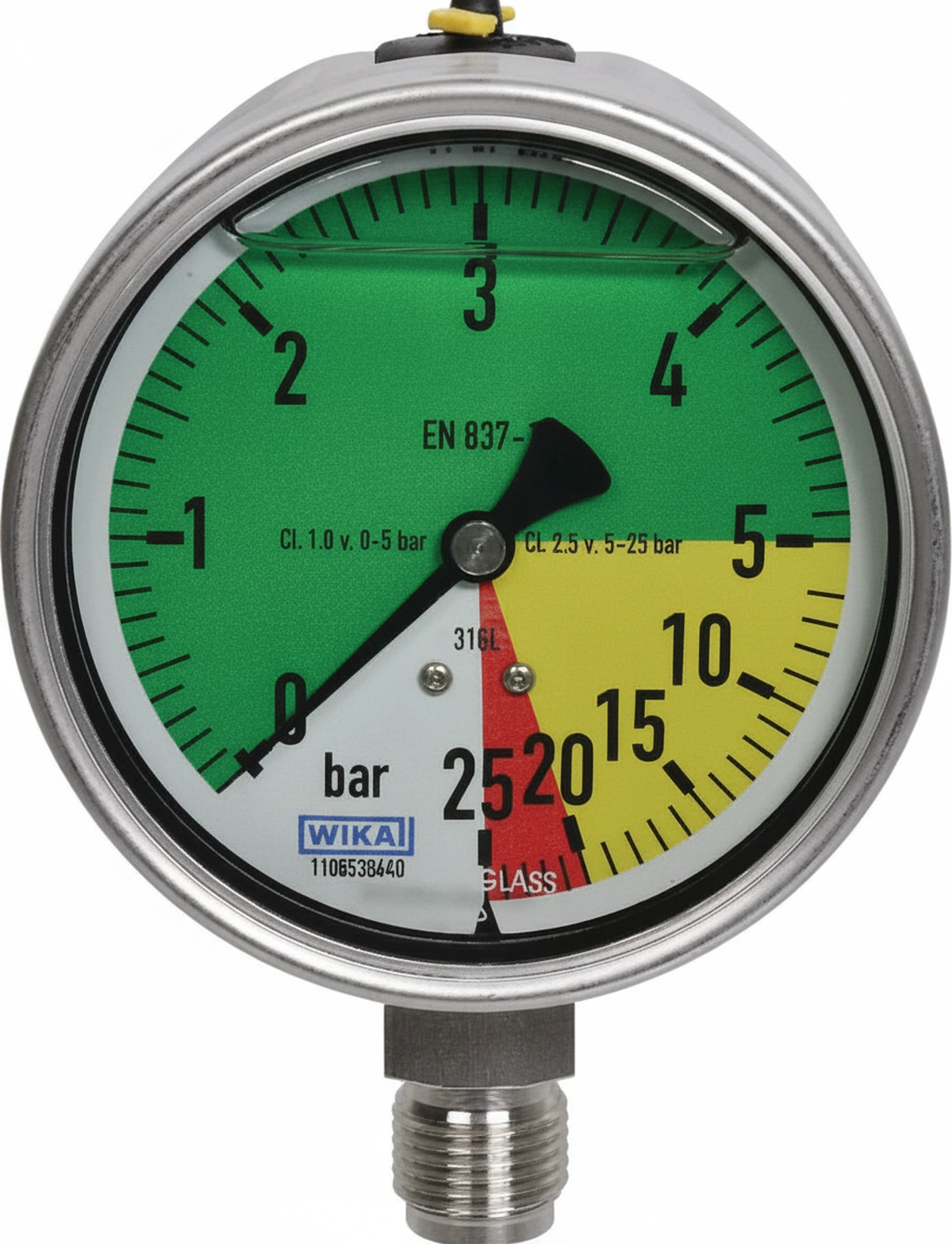 Kramp - MA1000525 - Druckmesser Diameter 100mm 0-5/25 1/4"