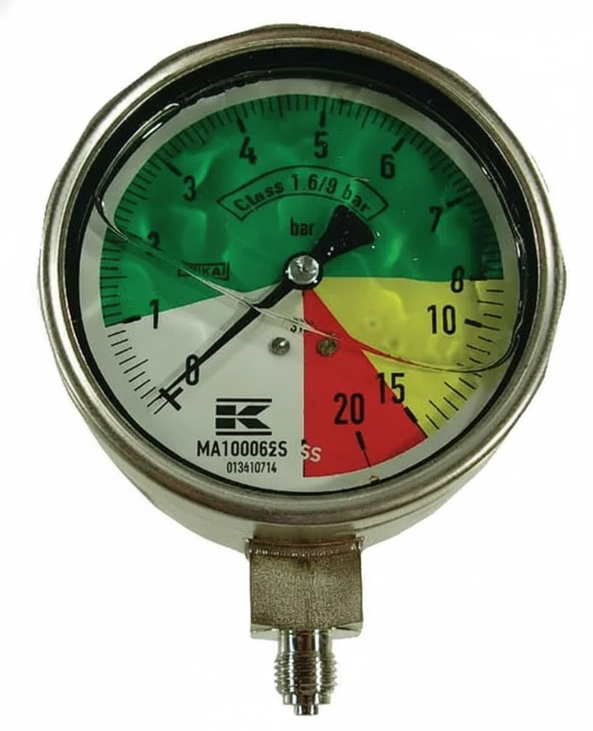 Kramp - MA1000825 - Manometer 100mm Diameter AHL Unten