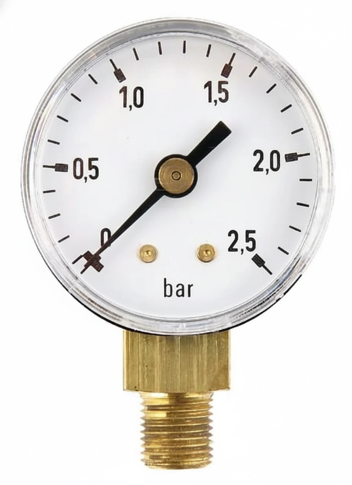 Kramp - MA40025L02ST - Manometer Diameter 40 0-2,5bar 1/8" unten