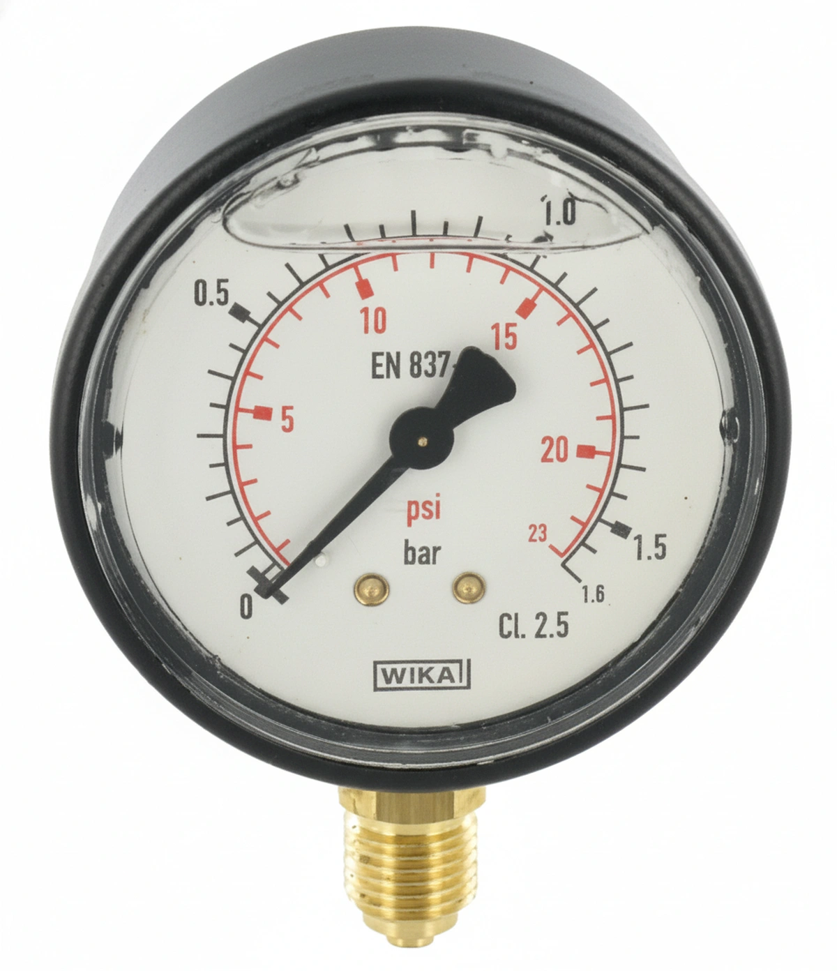 Kramp - MA63016L04PLGF - Manometer Diameter 63 0-1,6bar 1/4" Unten