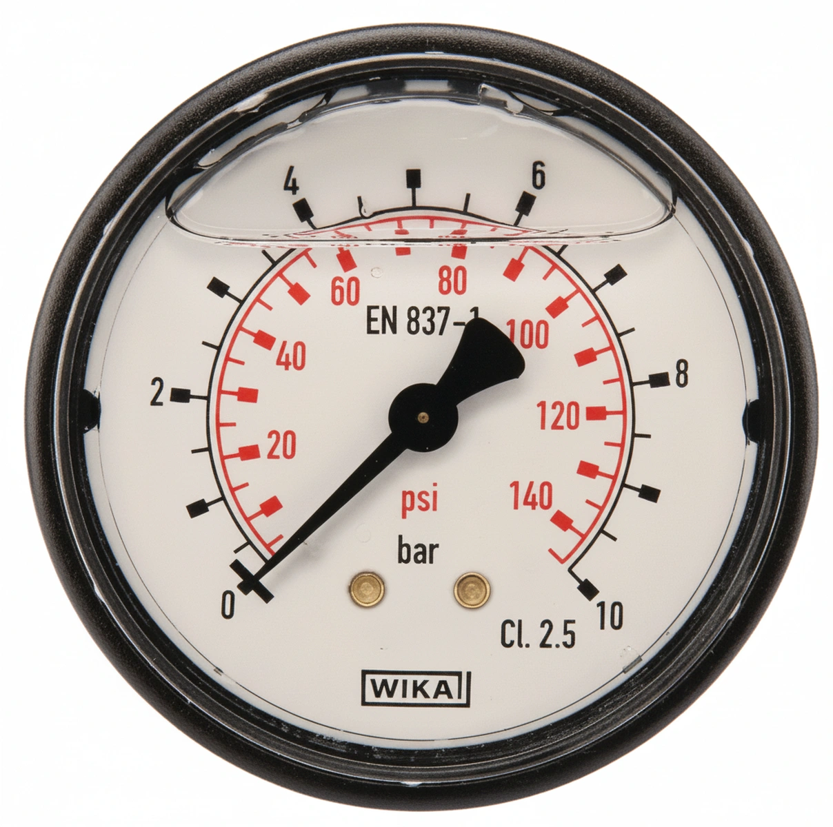 Kramp - MA6310B04PLGF - Manometer Diameter 63 0-10bar 1/4" Hinten