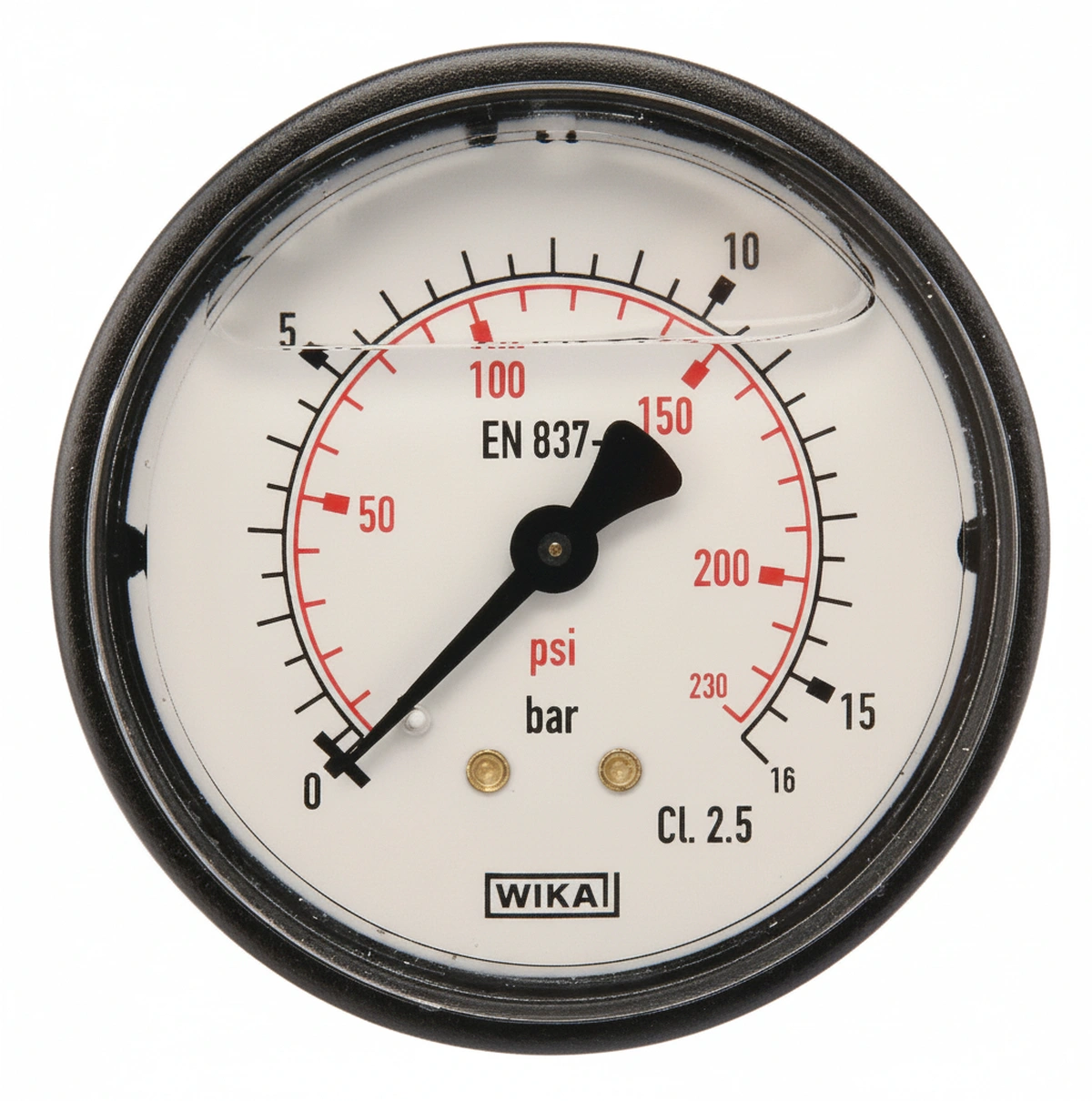 Kramp - MA6316B04PLGF - Manometer Diameter 63 0-16bar 1/4" hinten