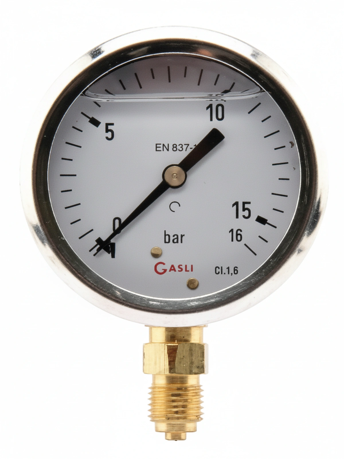 Kramp - MA6316L04SSGF - Manometer Diameter 63 0-16bar 1/4" unten