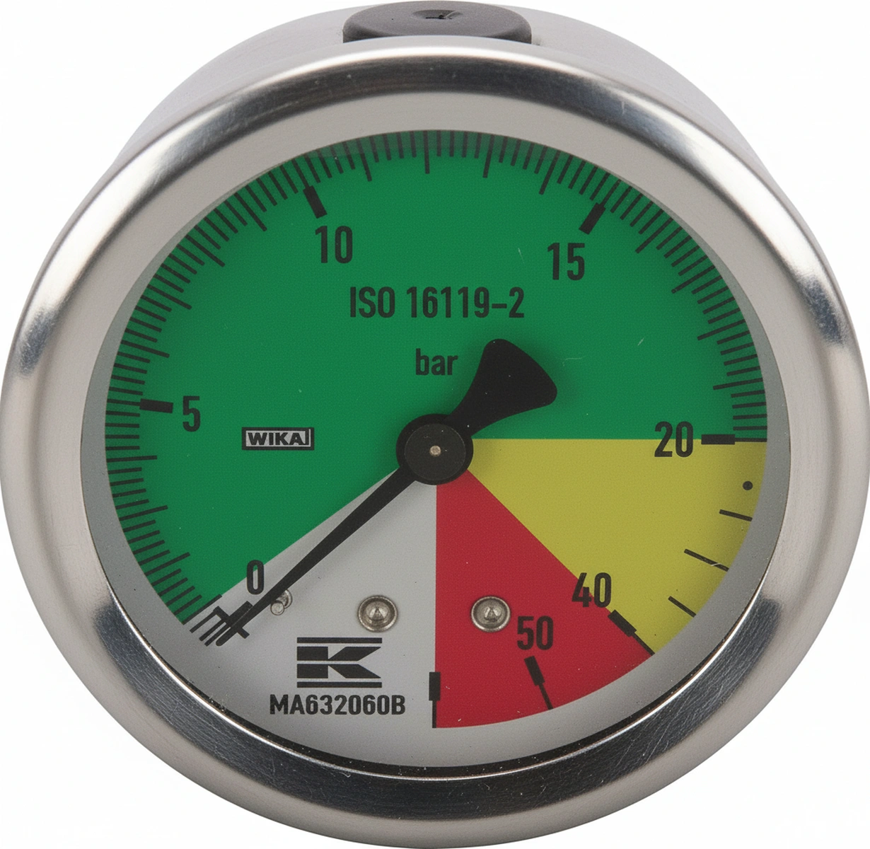 Kramp - MA632060B - Manometer 63mm Diameter 0-20-60