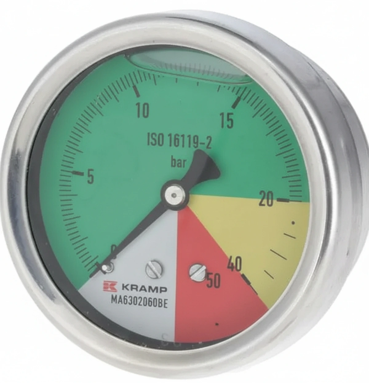 Kramp - MA632060BE - Manometer Diameter 63mm 0-20-40-60 1/4" BSP Anschluss hinten