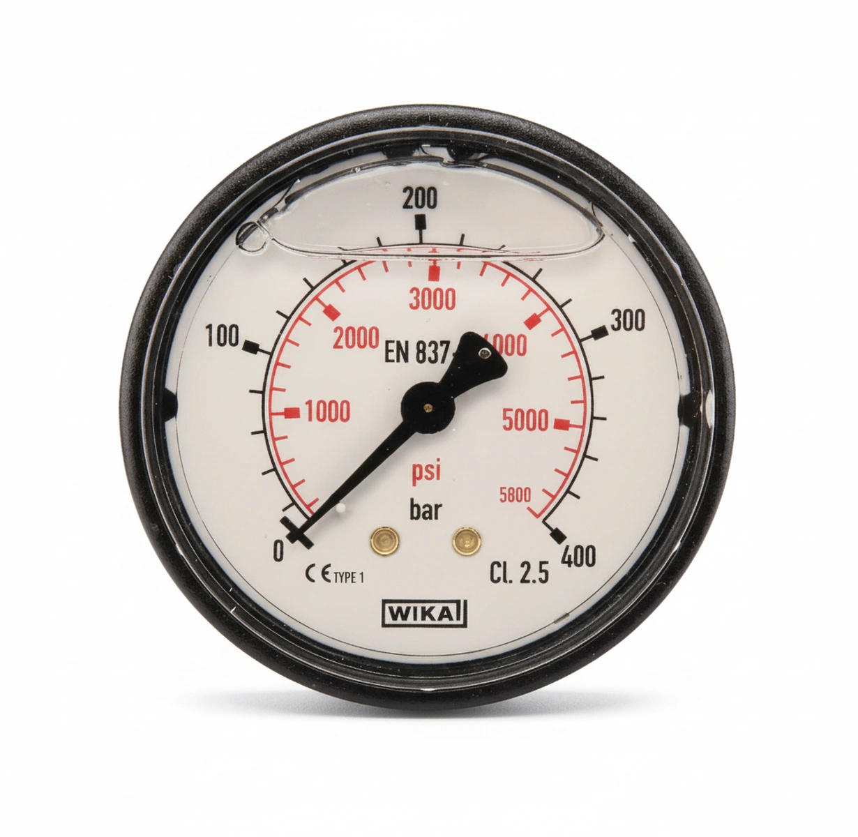 Kramp - MA63400B04PLGF - Manometer Diameter 63 0-400bar 1/4" hinten