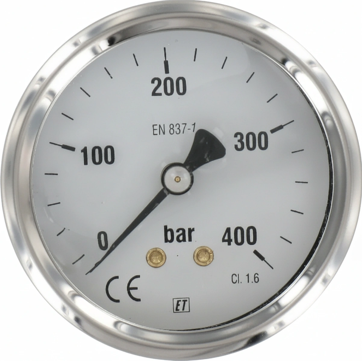 Kramp - MA63400B04SSGF - Manometer Diameter 63 0-400bar 1/4" hinten