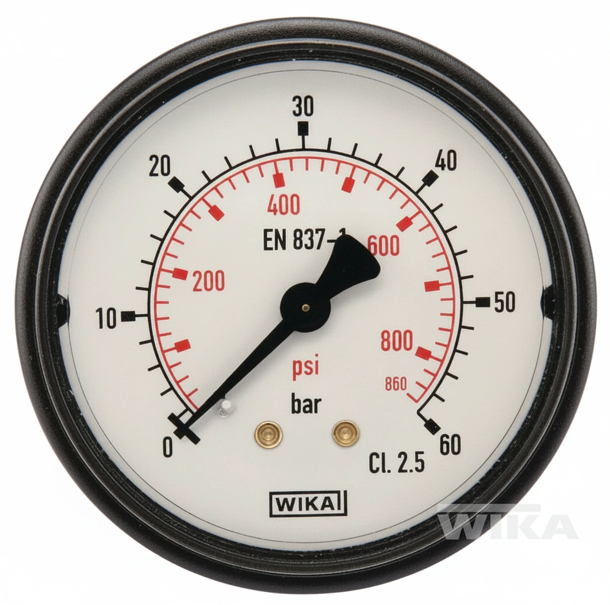 Kramp - MA6360B04PLGF - Manometer Diameter 63 0-60bar 1/4" hinten