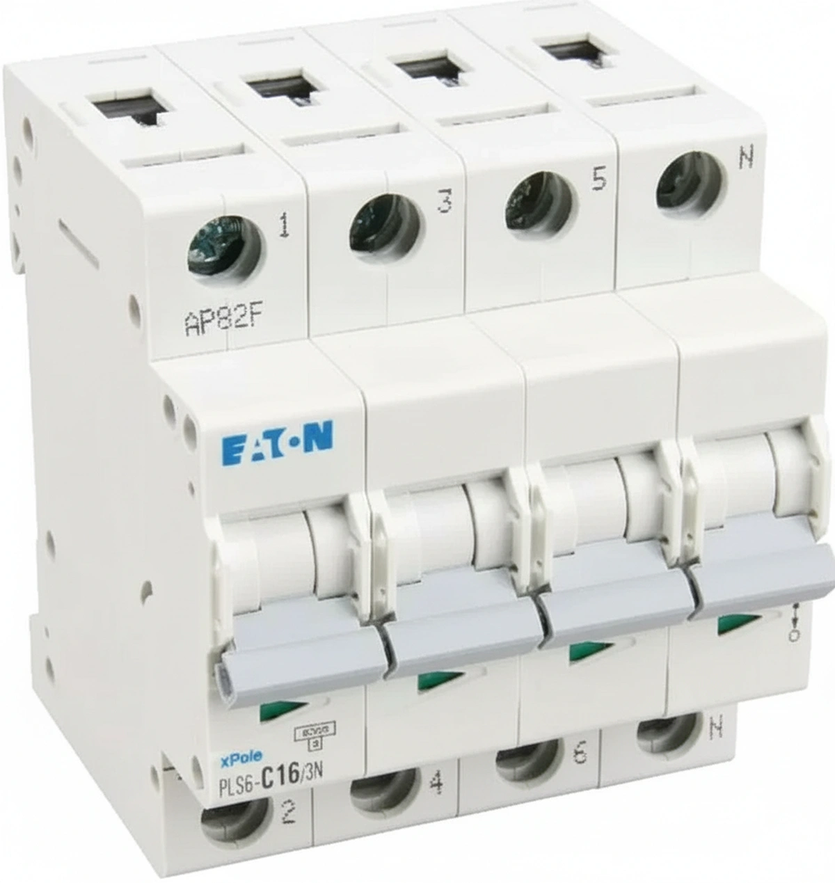 Kramp - PLS6C163N - Miniatur-Schutzschalter 16A,3P+N,C
