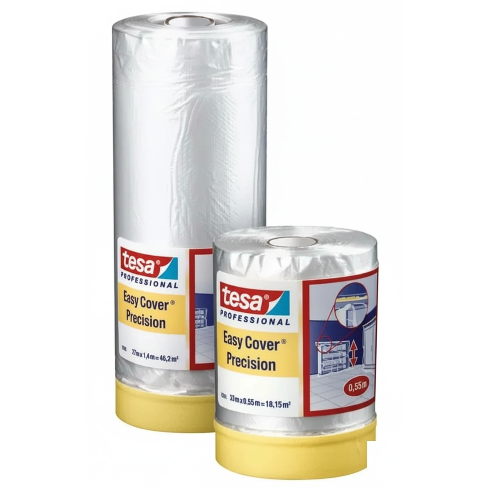 Kramp - T043650000001 - Easy Deckel® Universal - 2-in-1 Praezisionsmaske & PE-Folie 33m x550mm
