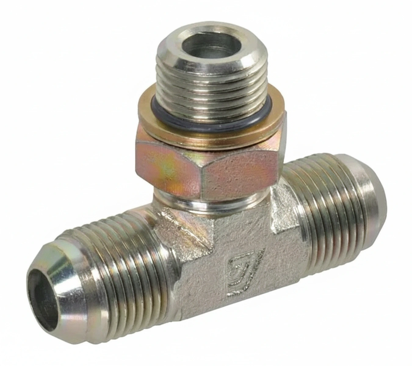 Kramp - TIB0904 - T-Stutzen 9/16 JIC x 1/4 BSP