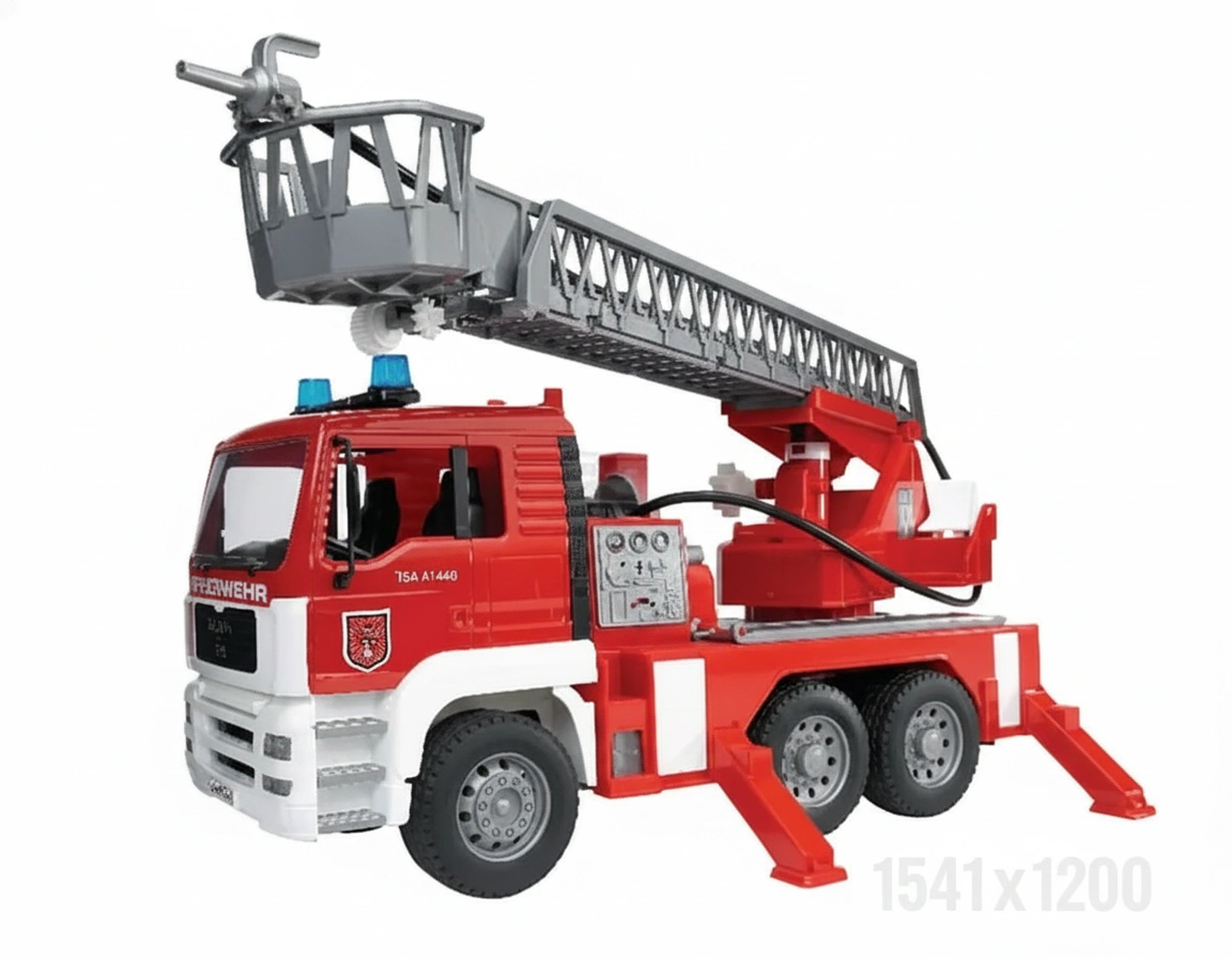 Kramp - U02771 - Feuerwehrfahrzeug mit Leiter und Soundmodul