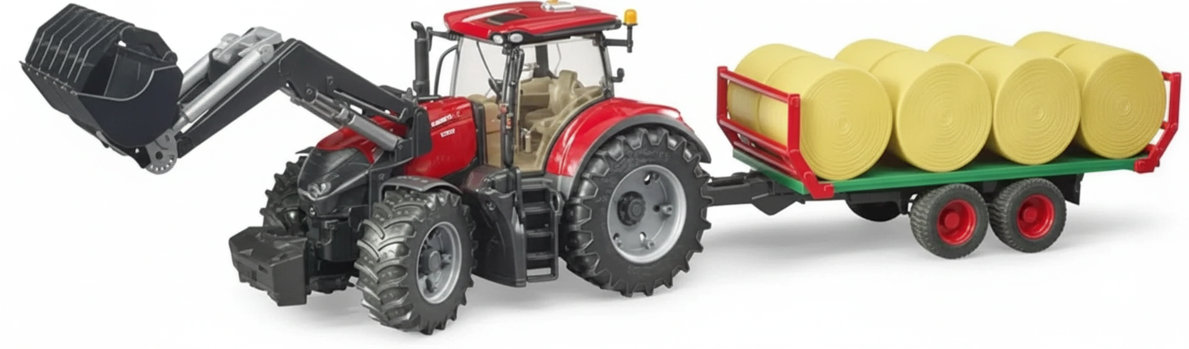 Kramp - U03198 - Case IH Optum 300 CVX Mit Frontlader Und Anhaenger