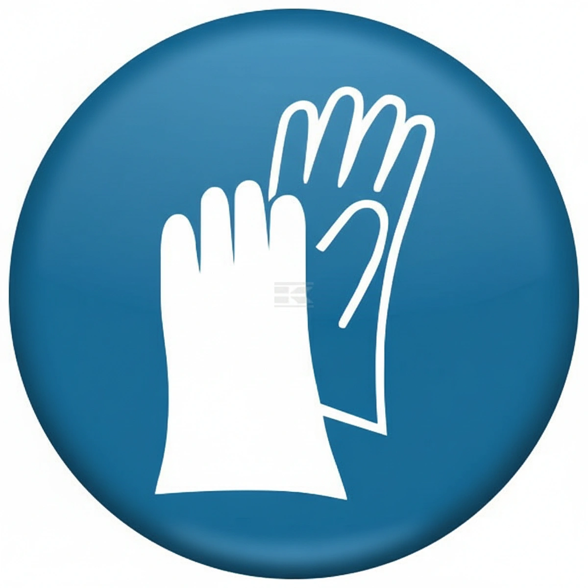 Kramp - WB250111 - Aufkleber Pflichtschild PSA-Handschuhe Diameter 200mm Brady