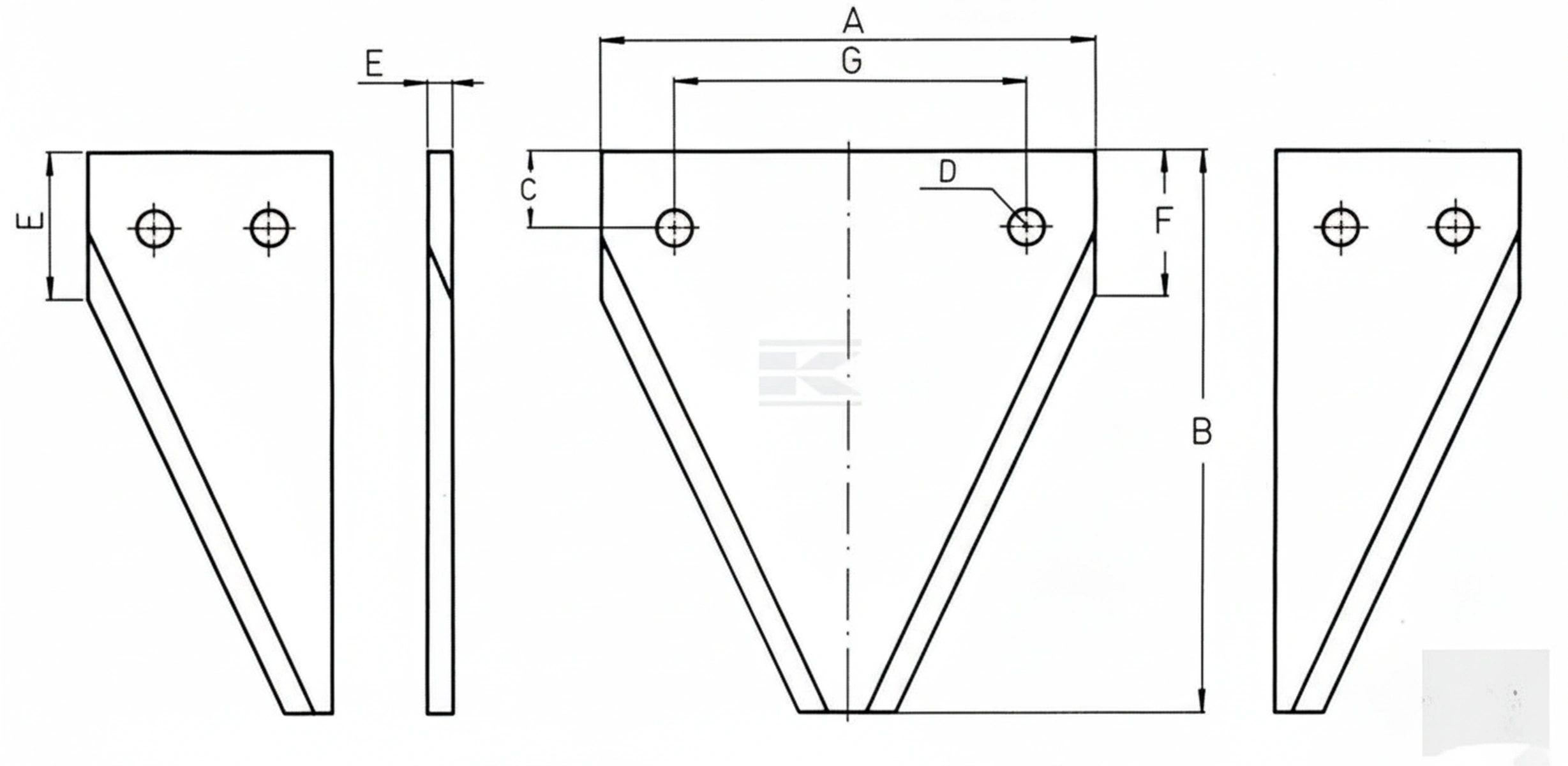 Kramp - Z69500 - Messer