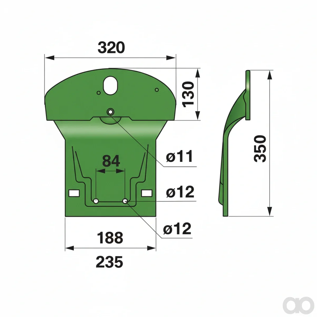 Krone - 00412450 - Gleitkufe Anstelle Von 1 Prillinger