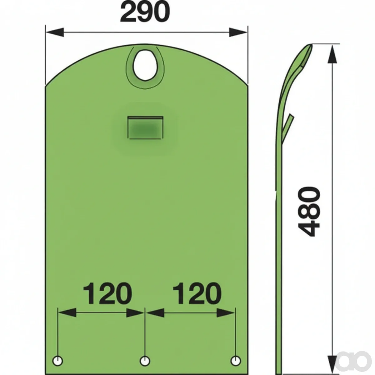 Krone - 00413633 - Verschleisskufe Easy Cut Prillinger