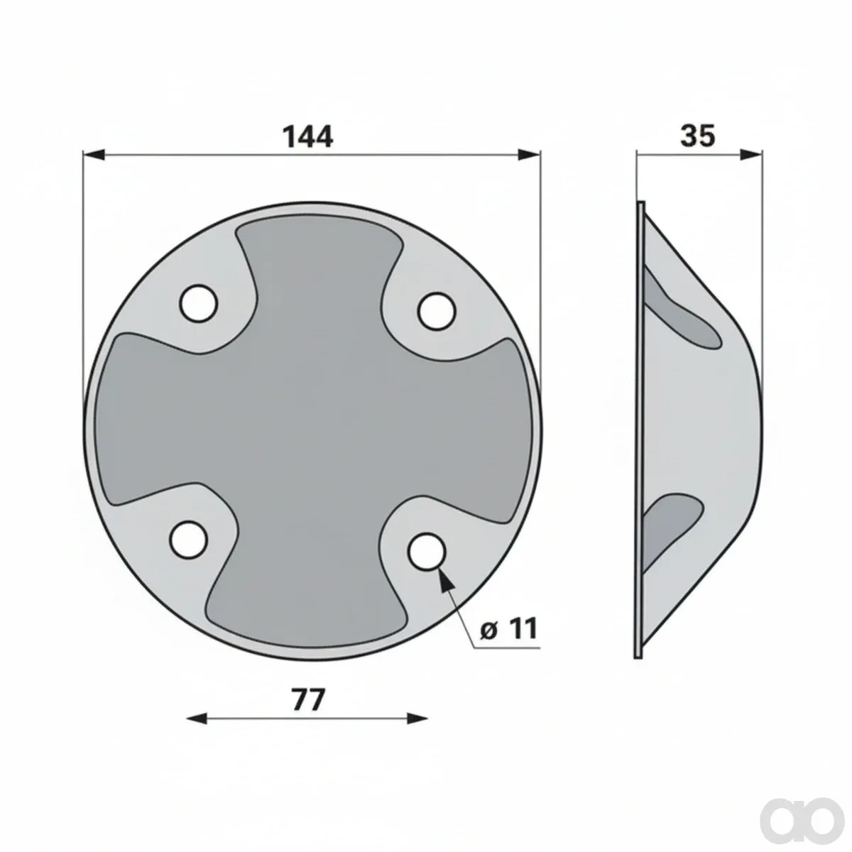 Krone - 00416400 - Deckel 253 047.0 Prillinger