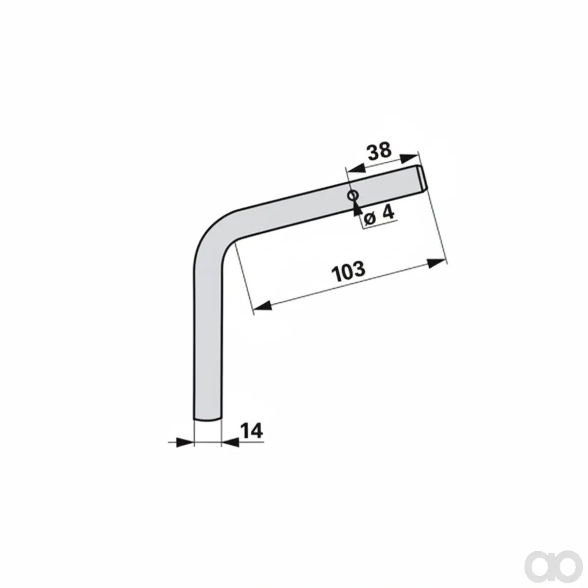 Krone - 00453520 - Bolzen 14 X 200 Mm, 264 Prillinger