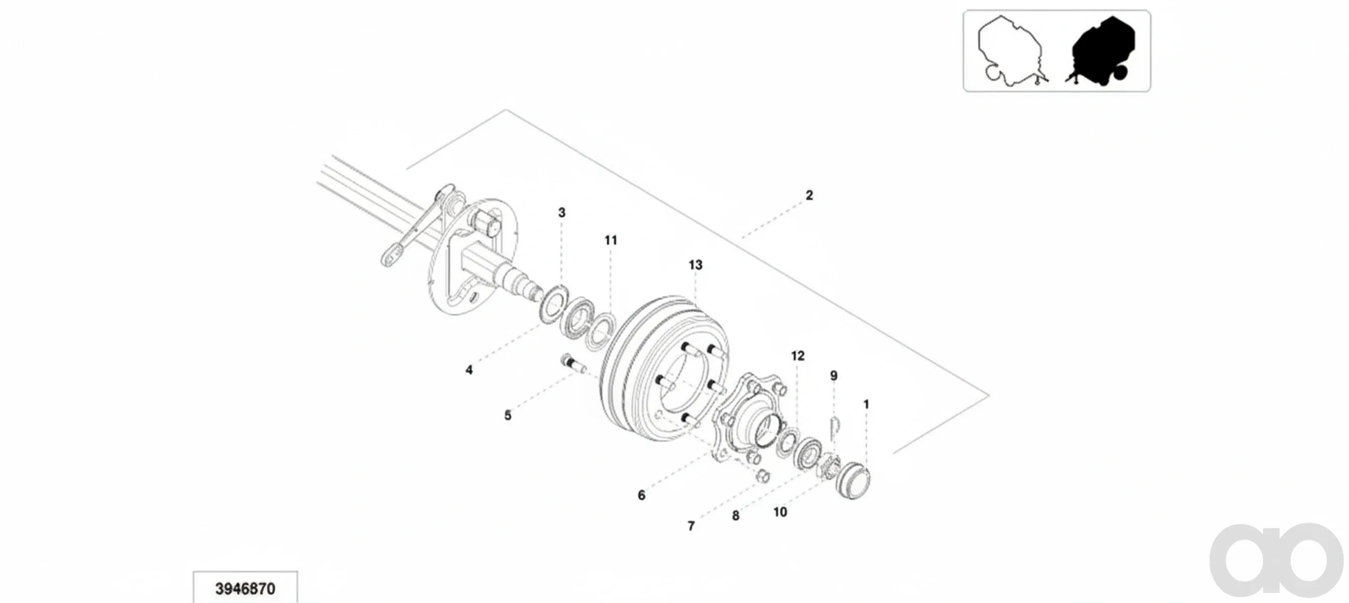 Kverneland - KB3901A99 - Deckel