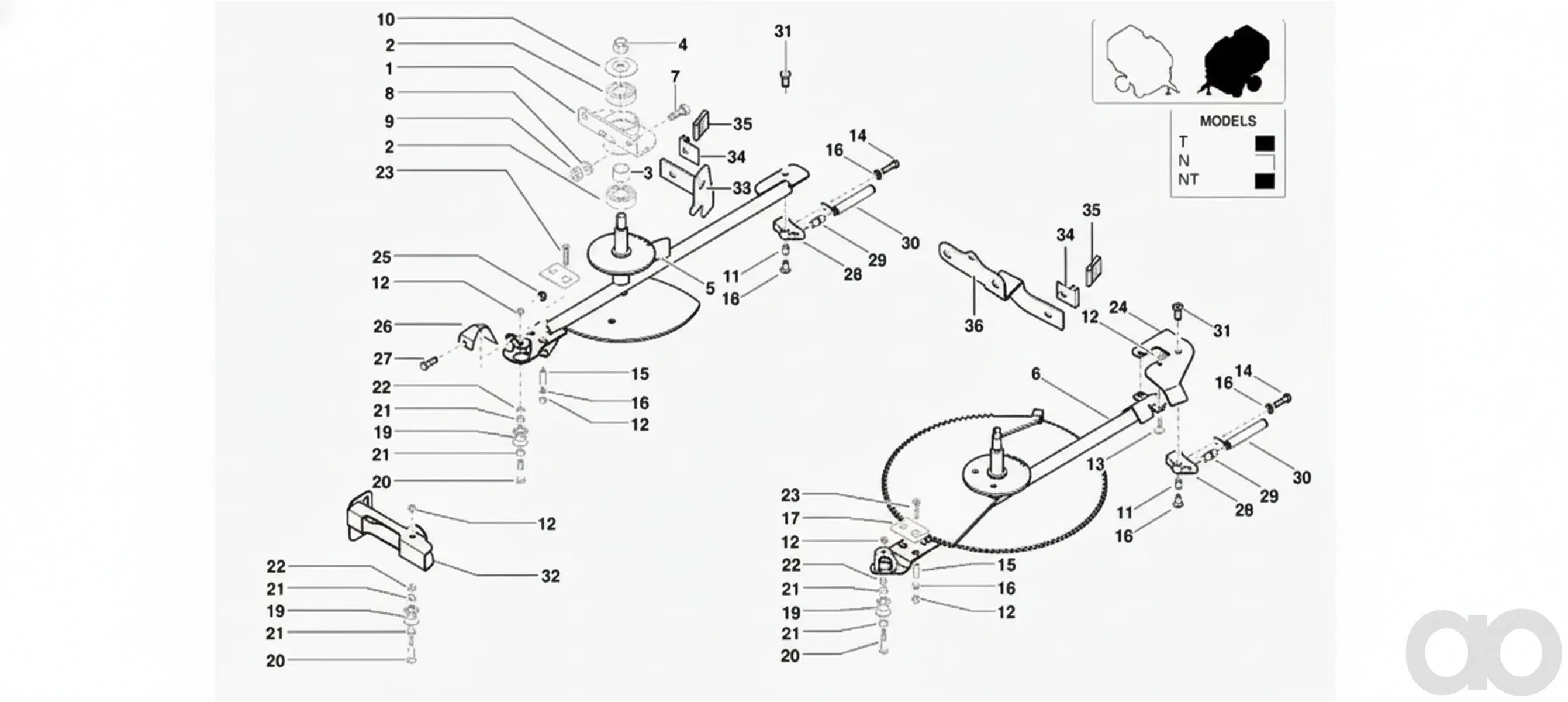 Kverneland - KB3906A32 - Buchse