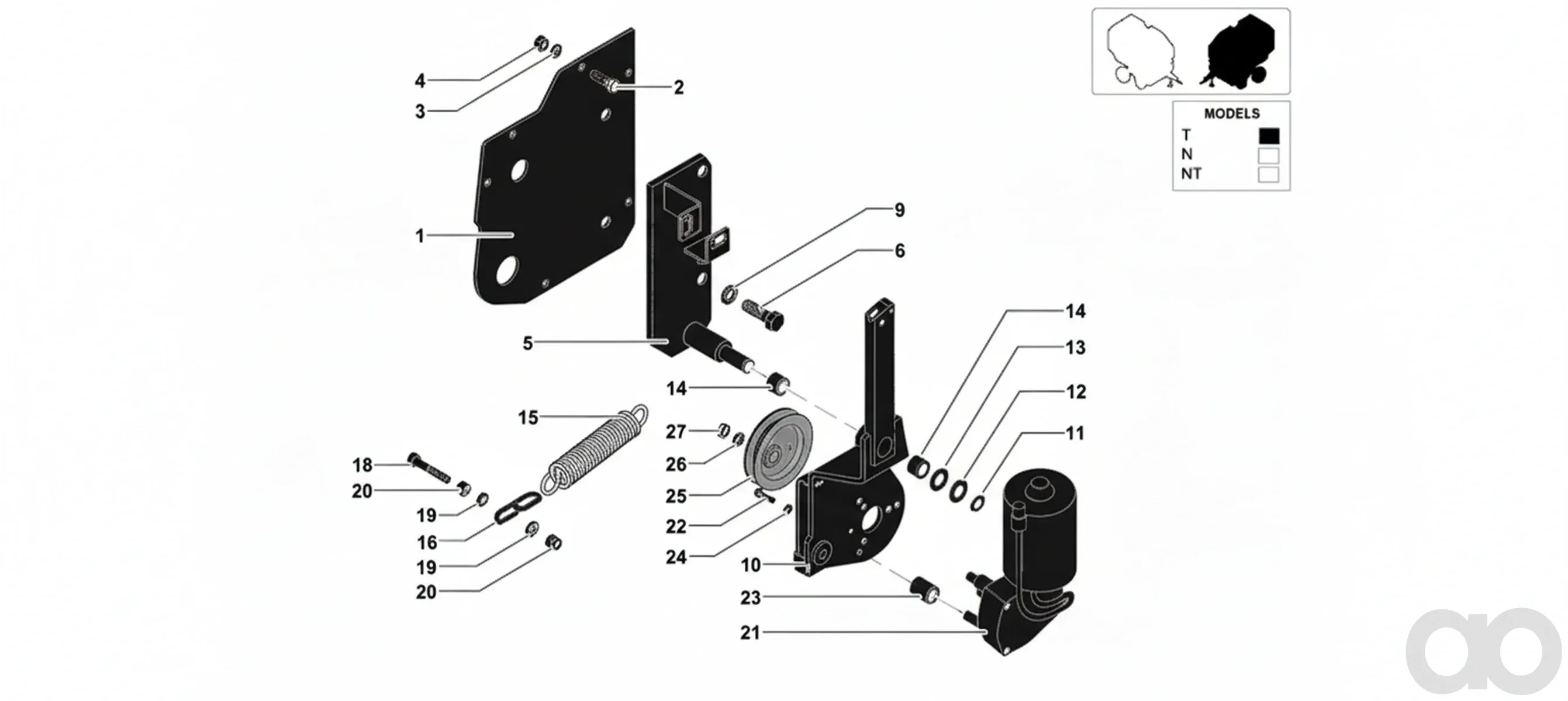 Kverneland - KB8876061 - Feder