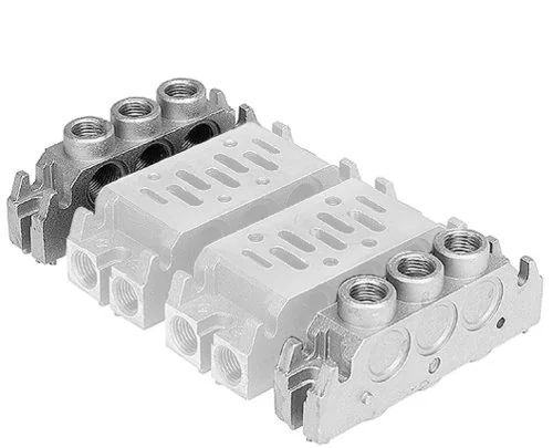 Aventics - 5801510000 - Endplatte Links, Endplatte, Typ ENDPLATTE ISO1,G3/8-G1/4 PAAR