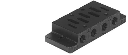 Aventics - 5802740000 - Einzel-Anschlussplatte, Ansc, Typ BASISPLATTE ISO2-EINFACH-G3/8-LAT
