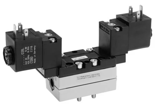 Aventics - 5811290440 - 5/2-Wege-Ventil, Serie 581, Typ V581-5/2DS-230AC-I1-2CNO-HUX-AA-X-C-T0