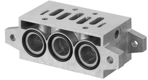 Aventics - 8985041422 - Basisplatte, 2 Anschlüsse, Typ STAPELUNG UNTERBAU ISO4-FORM C