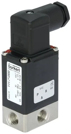 Burkert - 0330-C-02,0-BB-VA-GM82-012/DC--302524 - 3/2-Wege-Magnetventilventil, direktwirkend