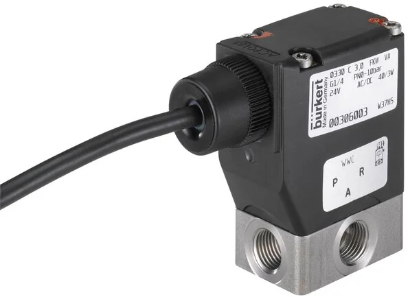 Burkert - 0330-F-04,0-FF-VA-GM82-024/UC--353646 - 3/2-Wege-Magnetventilventil Ex, direktwirkend