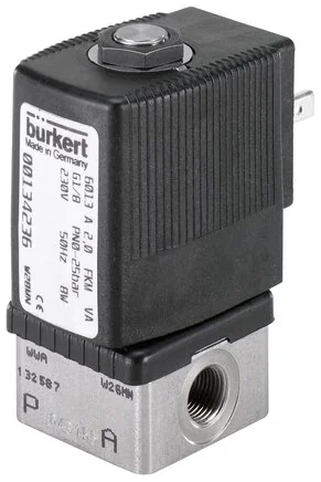 Burkert - 6013-A04,0BBMSGM82-5-230/50-08-296549 - 2/2-Wege-Magnetventil, direktwirkend