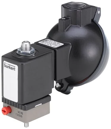 Burkert - 6014-C02,0FFPAFB01-5-230/50-08-126402 - 3/2-Wege-Magnetventilventil, direktwirkend