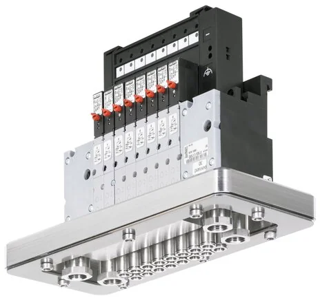 Burkert - 8640-19-02-00-00-00-00-000-BK--309572 - Ventilblock 8640 19mm 2-Station
