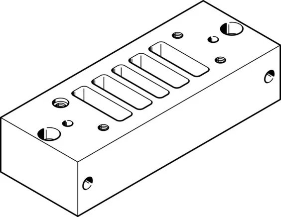 Festo - CAU-1/2-5802 - Anschlussplatte