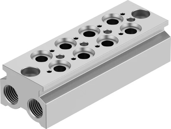 Festo - CPE18-3/2-PRS-3/8-4-NPT-550621 - Anschluss Block