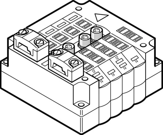 Festo - CPV10-GE-ASI-4E3A-ZM8-536736 - Elektrischer Anschluss