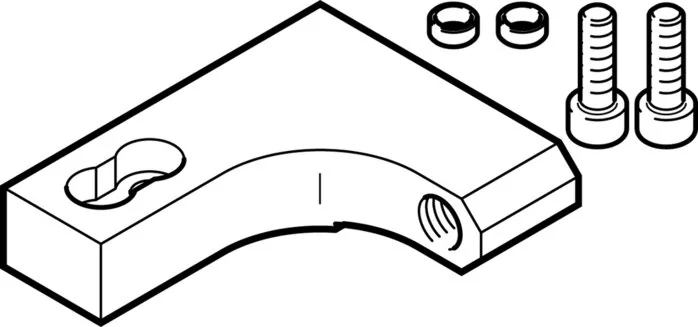 Festo - DADP-ES-G6-12-1812471 - Schockdämpfer-Halter