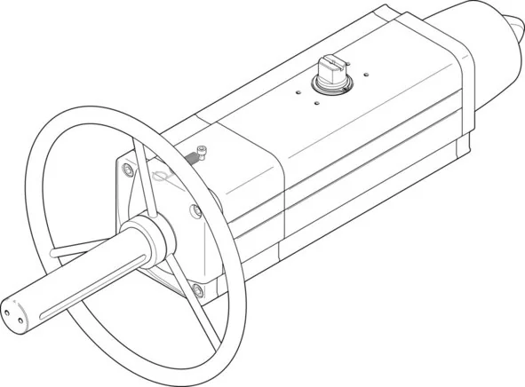 Festo - DAPS-0360-090-RS1-F1012-MW-8005046 - Drehgelenk-Antrieb