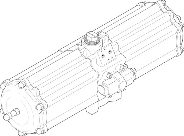 Festo - DAPS-1920-090-RS2-F16-T6-553208 - Drehgelenk-Antrieb