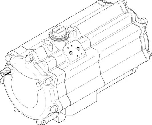 Festo - DAPS-2880-090-R-F16-T6-553188 - Drehgelenk-Antrieb