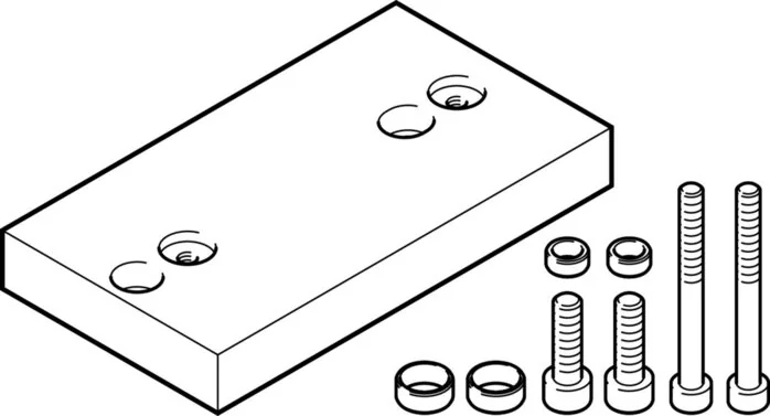 Festo - DHAA-D-H2-32-Q11-35-1909185 - Adaptersatz