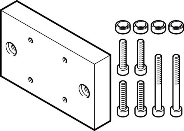 Festo - DHAA-D-H4-12-Q11-8-2786084 - Adaptersatz
