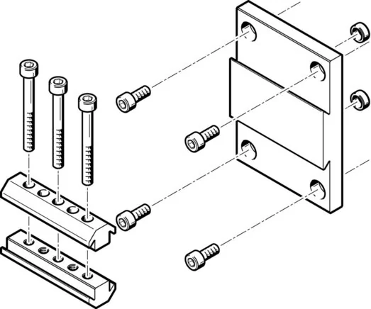 Festo - DHAA-D-L-32-H2-562150 - Adaptersatz
