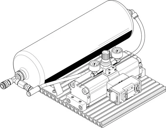 Festo - DPA-63-16-CRVZS20-552935 - Druckverstärker
