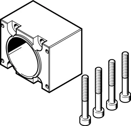 Festo - EAMK-A-S38-38A/B-G2-3637942 - Kupplungsgehäuse