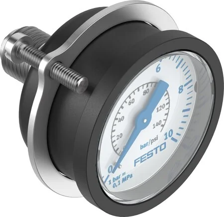 Festo - FMA-40-10-1/4-EN-159596 - Flansch-Druckmanometer